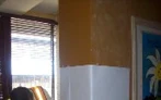 Muro preparado para ensayo no invasivo